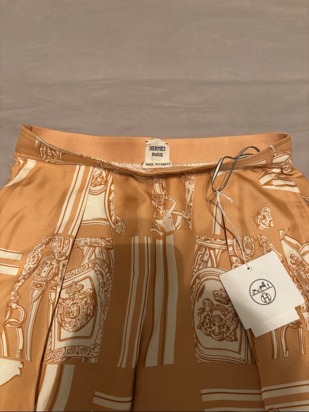 HERMES WOMAN TROUSERS ROSE PIERRE DE LUN. Brand new with tags! - Picture 3 of 7